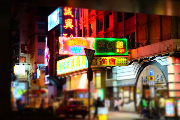 香港の夜
